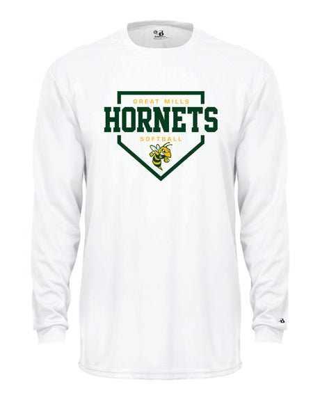 Great Mills Softball Long Sleeve Badger Dri Fit Shirt - WOMEN