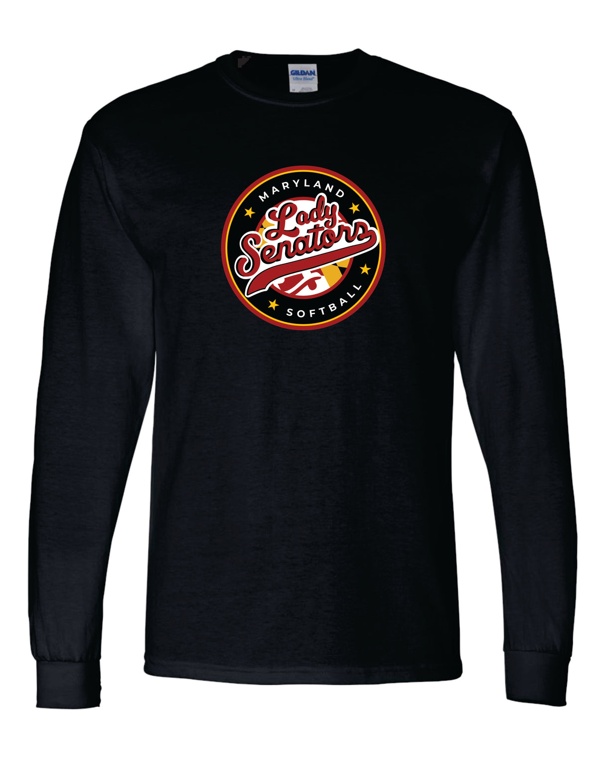 Lady Senators Long Sleeve T-Shirt 50/50 Blend-Circle Logo YOUTH