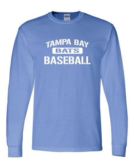 Tampa Bay Bats 50/50 Long Sleeve T-Shirts YOUTH