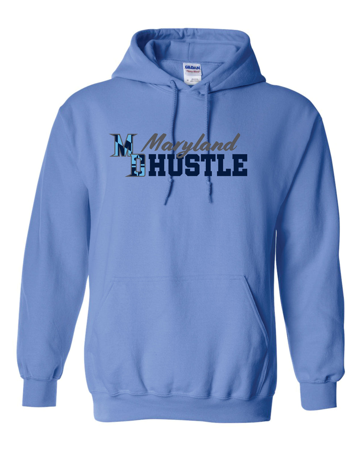 MD HUSTLE Gildan/Jerzee 50/50 Hoodie - Maryland Hustle logo
