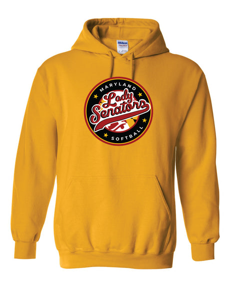 Lady Senators Gildan/Jerzee 50/50 Hoodie Circle Logo