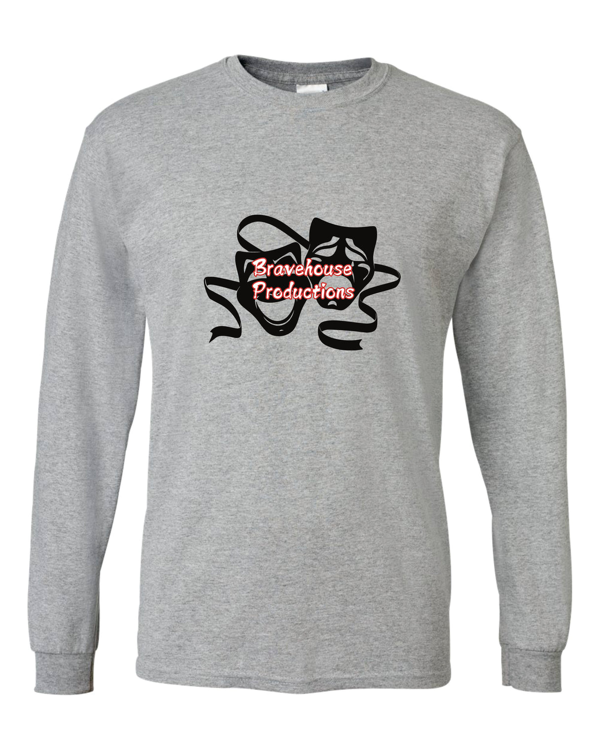 Chopticon Theatre 50/50 Long Sleeve T-Shirts Double Mask Logo