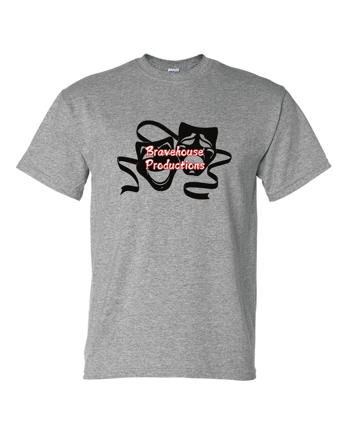 Chopticon Theatre Short Sleeve T-Shirt 50/50 Blend Adult Double Mask