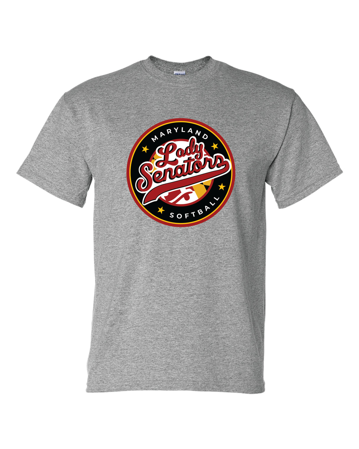 Lady Senators Short Sleeve T-Shirt 50/50 Blend-Circle Logo YOUTH