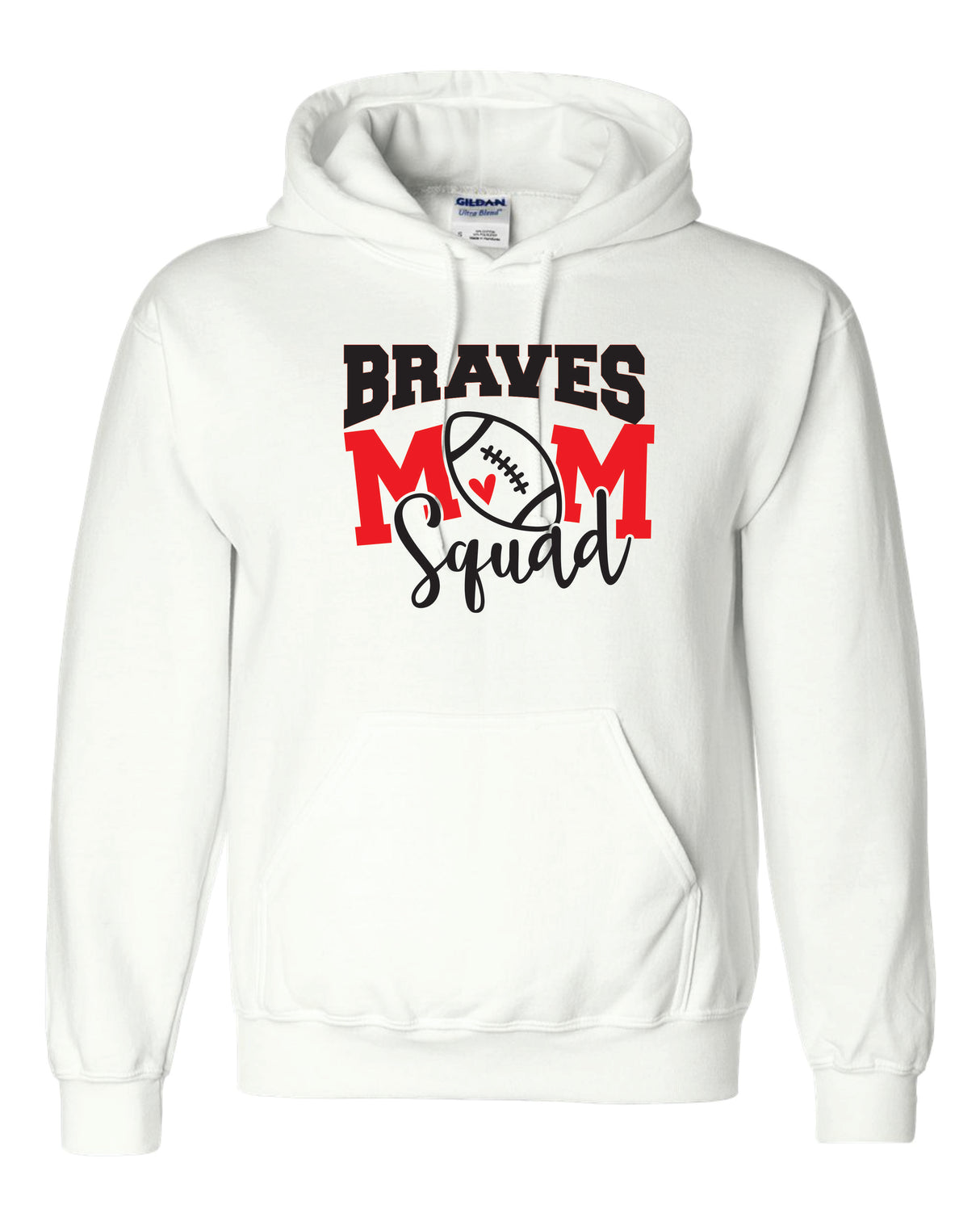 Mechanicsville Braves Gildan/Jerzee 50/50 Hoodie-FOOTBALL MOM SQUAD