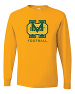 Load image into Gallery viewer, Great Mills Football 50/50 Long Sleeve T-Shirts - YOUTH
