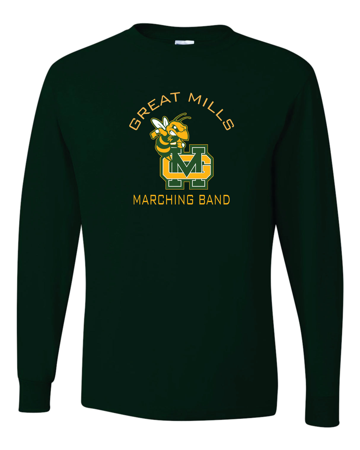 Great Mills Marching Band 50/50 Long Sleeve T-Shirts YOUTH
