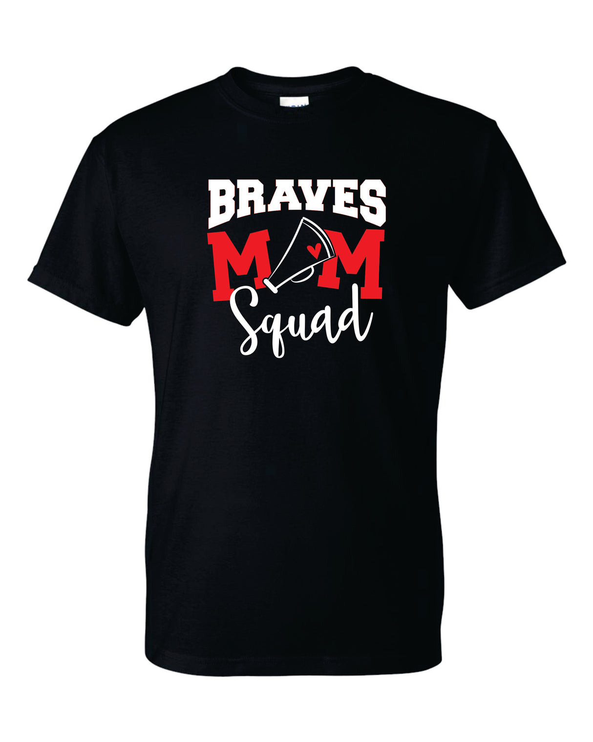 Mechanicsville Braves Short Sleeve T-Shirt 50/50 Blend-CHEER MOM SQUAD