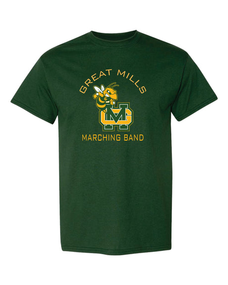 Great Mills Marching Band Short Sleeve T-Shirt 50/50 Blend