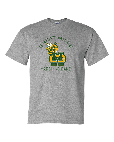 Great Mills Marching Band Short Sleeve T-Shirt 50/50 Blend