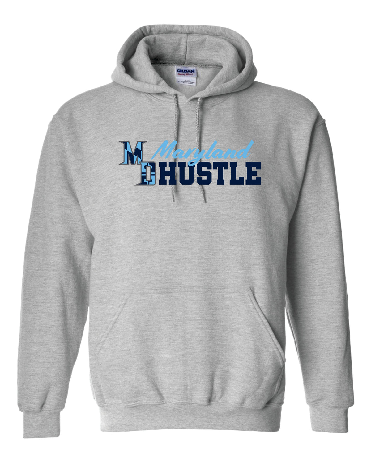 MD HUSTLE Gildan/Jerzee 50/50 Hoodie - Maryland Hustle logo