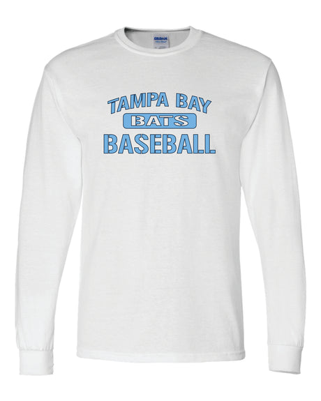 Tampa Bay Bats 50/50 Long Sleeve T-Shirts