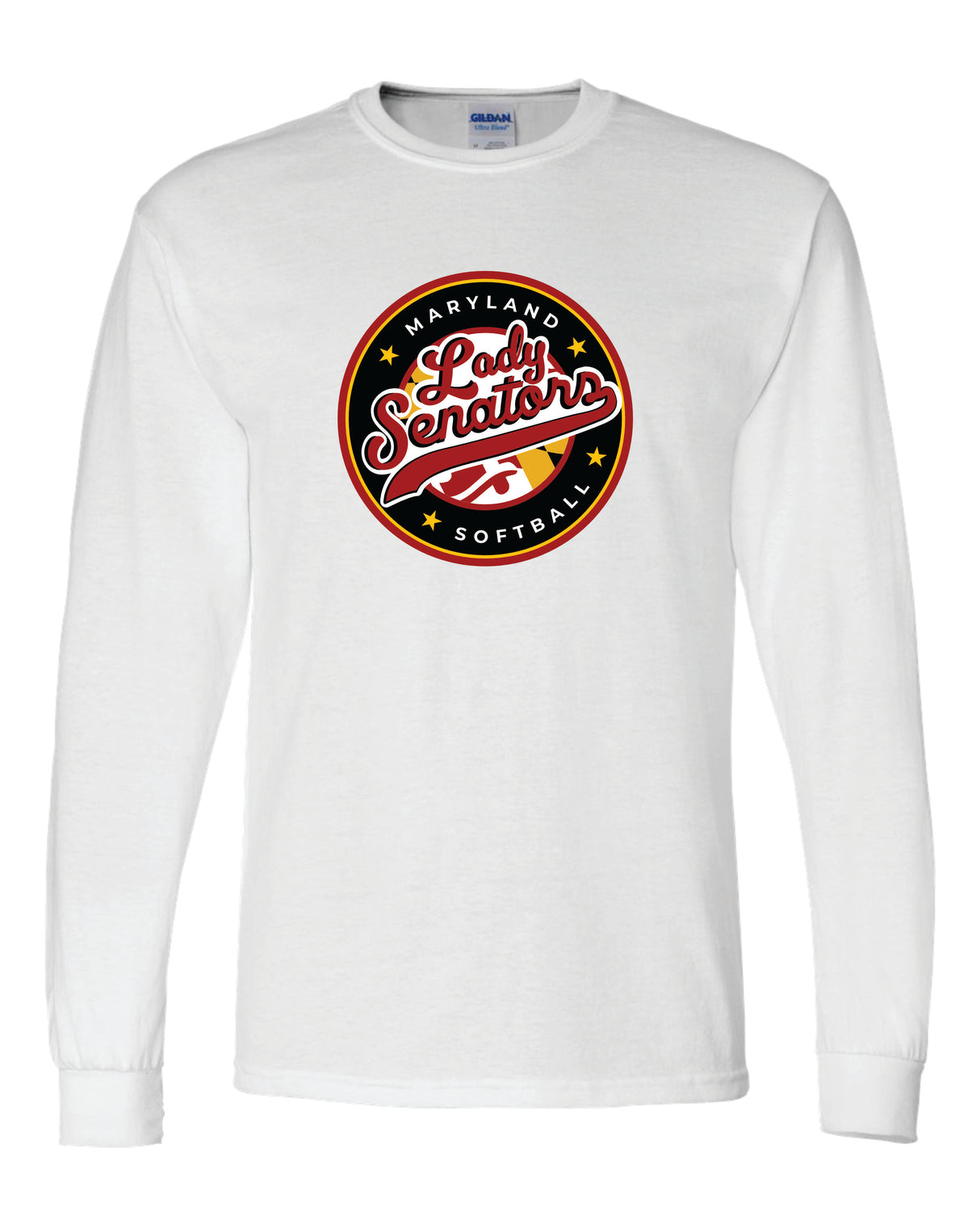Lady Senators Long Sleeve T-Shirt 50/50 Blend-Circle Logo YOUTH