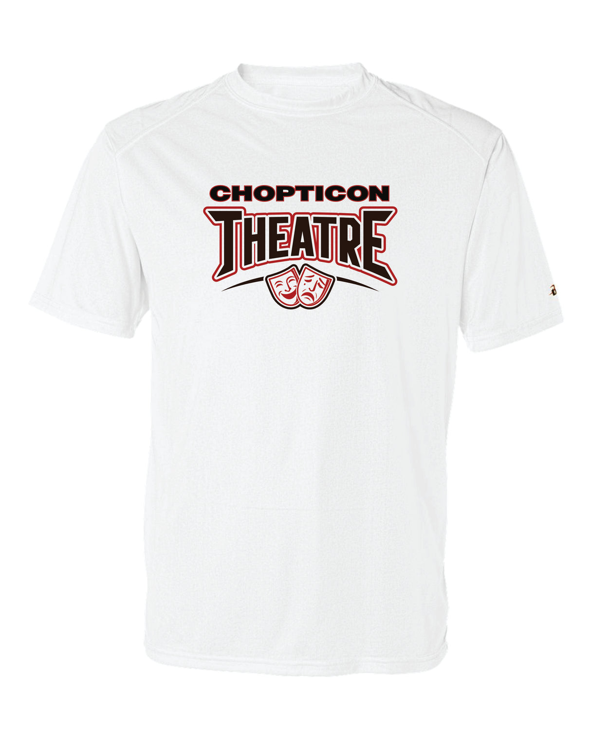 Chopticon Theatre Short Sleeve T-Shirt 50/50 Blend Adult Theatre Logo
