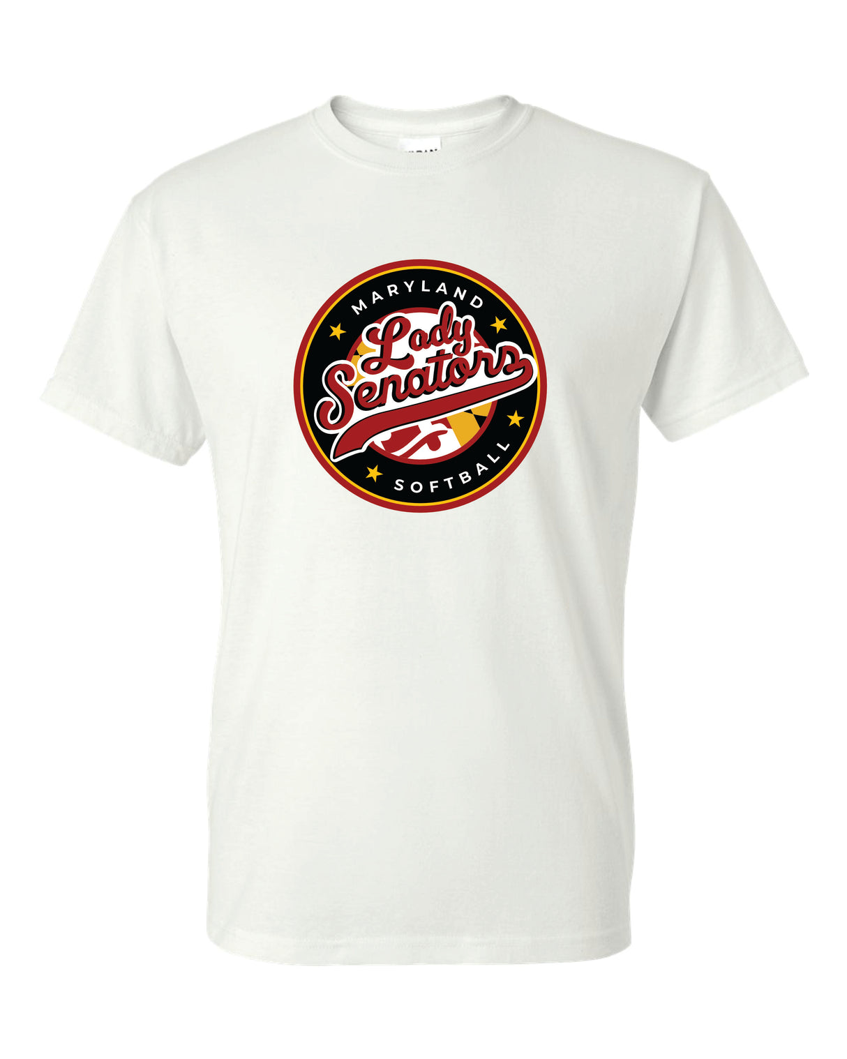 Lady Senators Short Sleeve T-Shirt 50/50 Blend-Circle Logo YOUTH