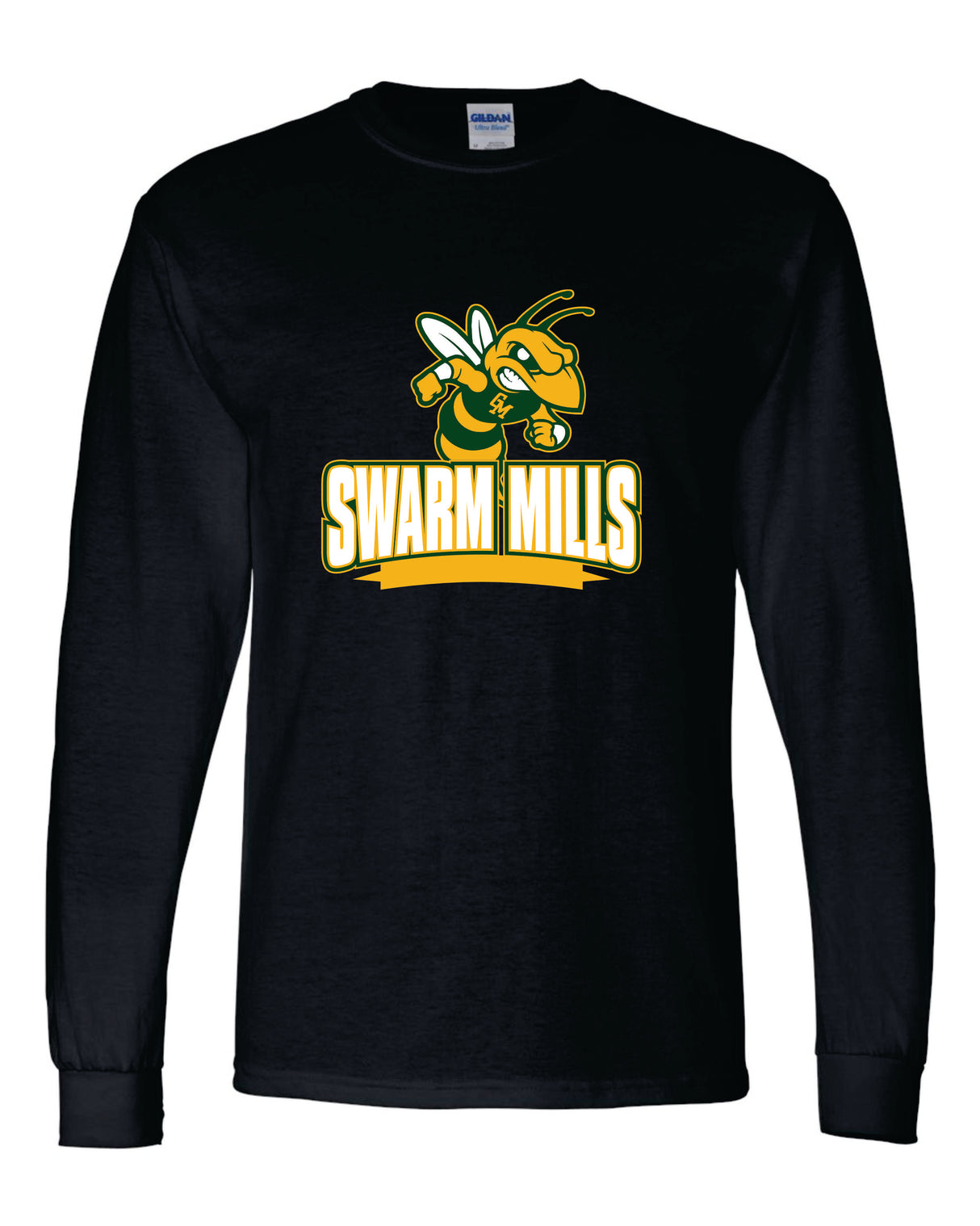 Great Mills Football   50/50 Long Sleeve T-Shirts - Swarm Mills