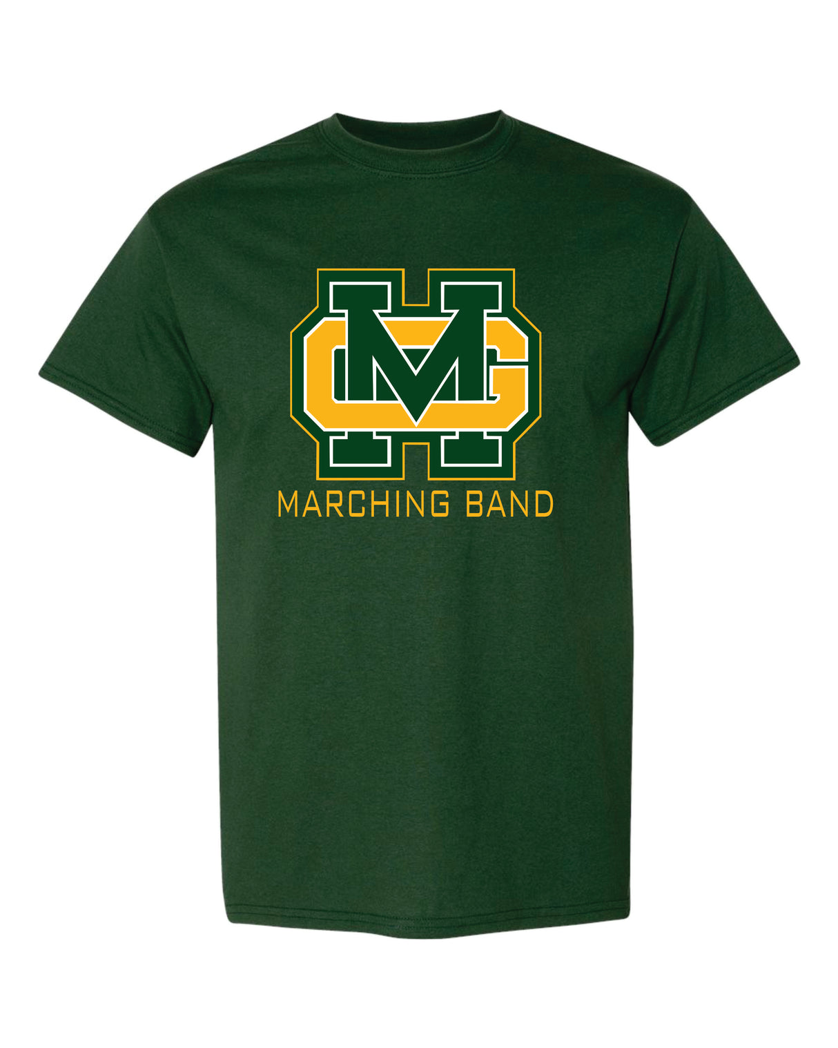 Great Mills Marching Band Short Sleeve T-Shirt 50/50 Blend YOUTH
