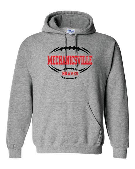 Mechanicsville Braves Gildan/Jerzee 50/50 Hoodie