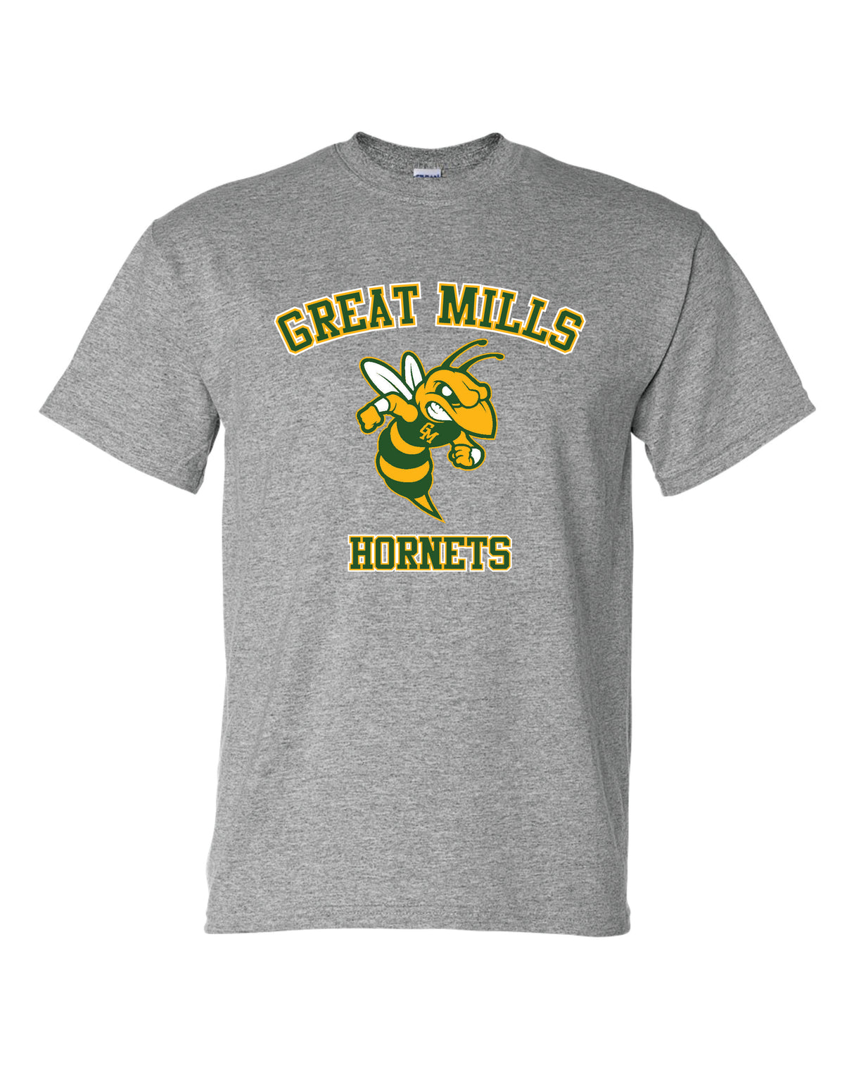 Great Mills  Short Sleeve T-Shirt 50/50 Blend Hornets