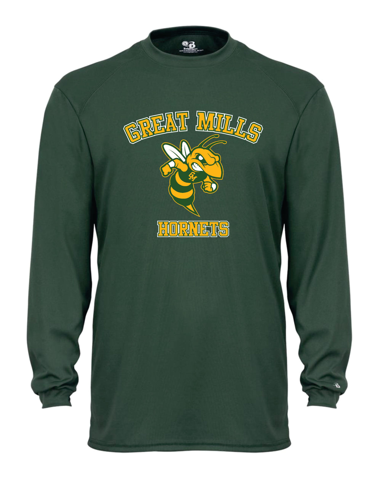 Great Mills Badger Dri Fit Long Sleeve T-Shirts Hornets