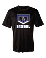 Load image into Gallery viewer, Leonardtown Baseball Badger Short Sleeve Dri-Fit Shirt - WOMEN
