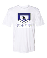 Load image into Gallery viewer, Leonardtown Baseball Badger Short Sleeve Dri-Fit Shirt - WOMEN
