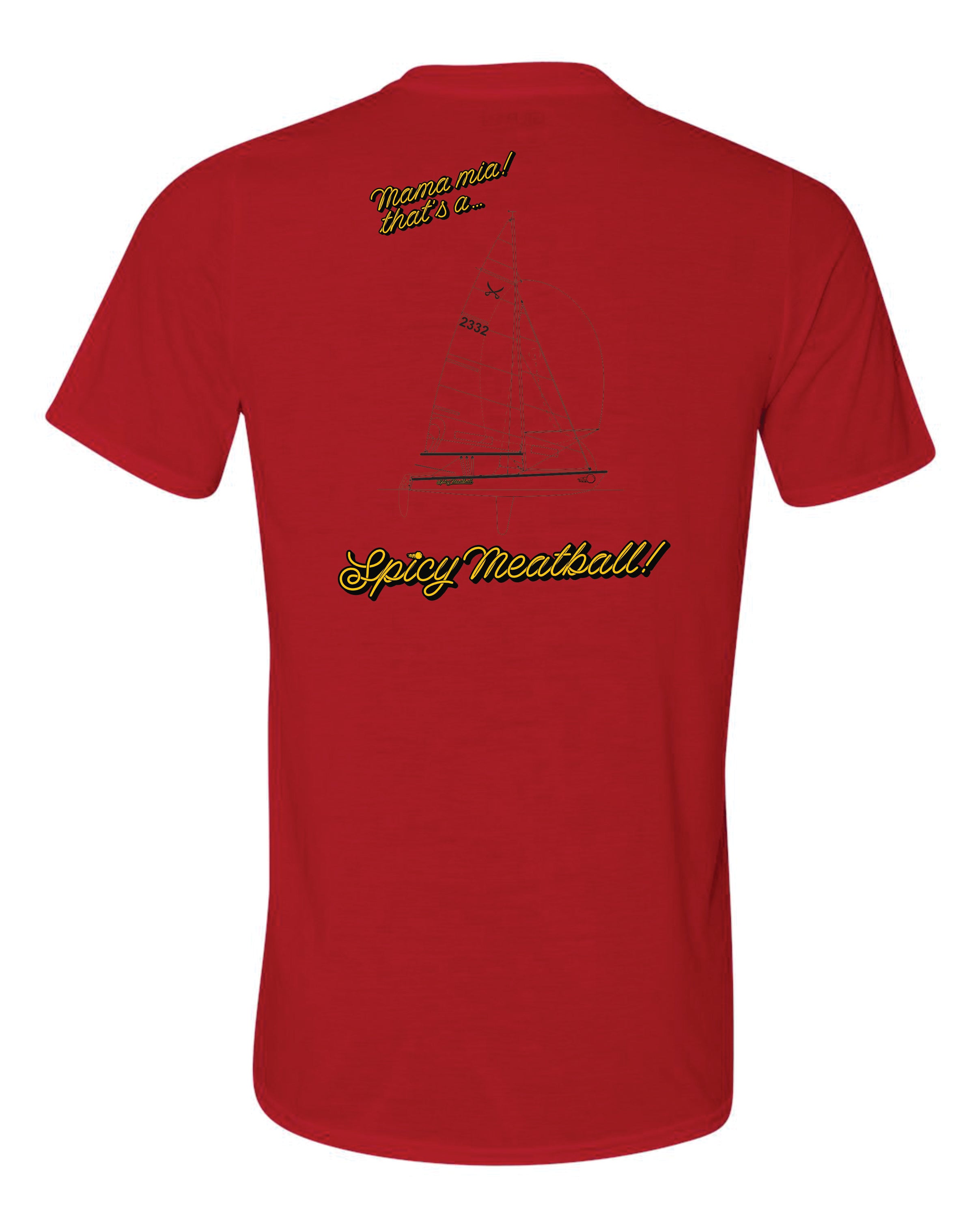 Spicy Meatball Sailing Team shirts