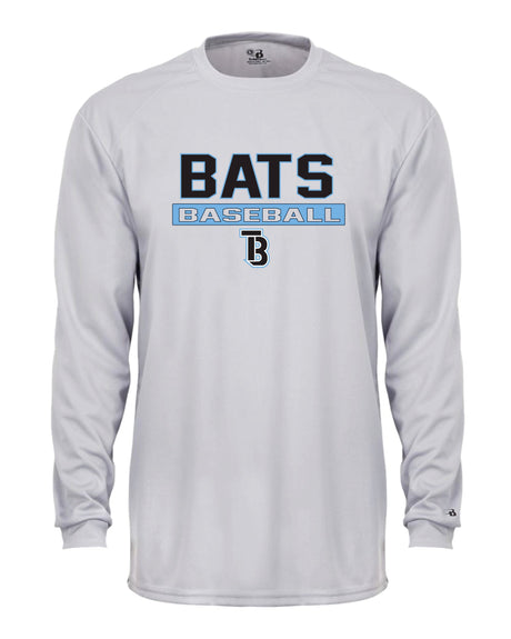 Tampa Bay Bats Long Sleeve Badger Dri Fit Shirt - YOUTH