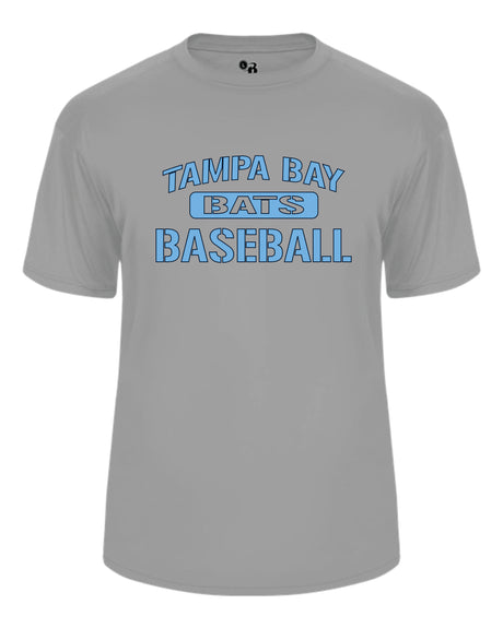 Tampa Bay Bats Short Sleeve Badger Dri Fit T shirt
