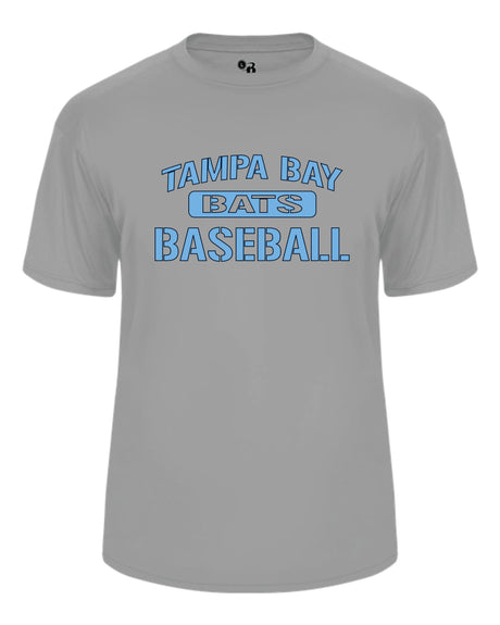 Tampa Bay Bats Short Sleeve Badger Dri Fit T shirt-Women