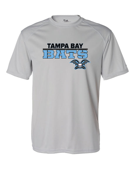Tampa Bay Bats Short Sleeve Badger Dri Fit T shirt-Women