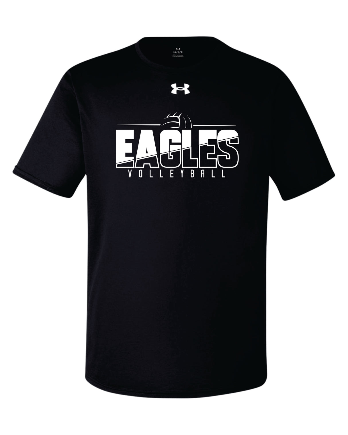 King's Christian Volleyball Short Sleeve Eagles Under Armour Dri Fit T shirt Women