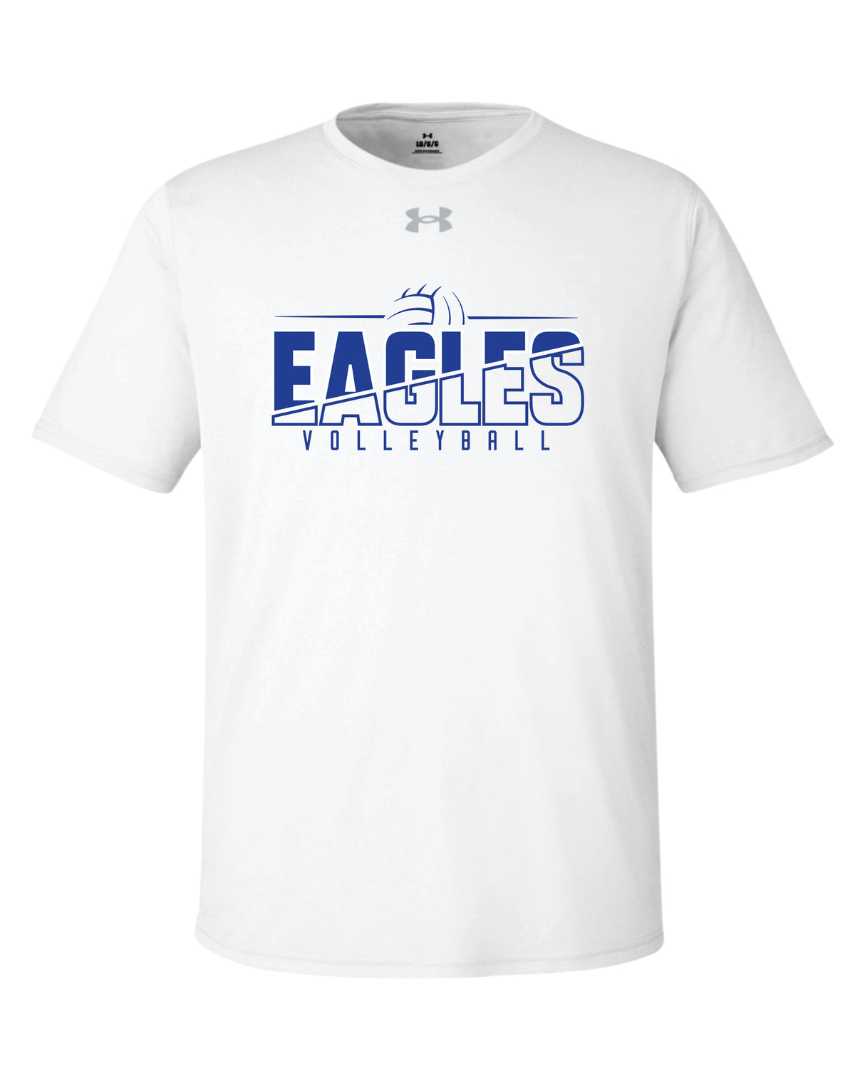 King's Christian Volleyball Short Sleeve Eagles Under Armour Dri Fit T shirt Women