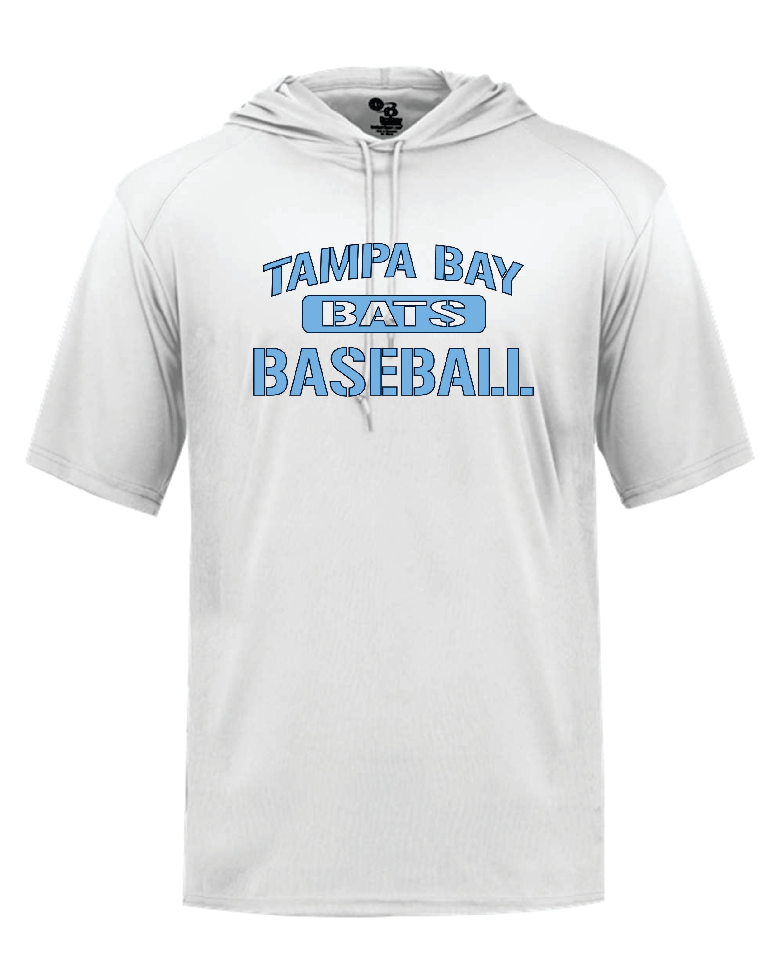 Tampa Bay Bats Braves Badger SS hooded shirt YOUTH