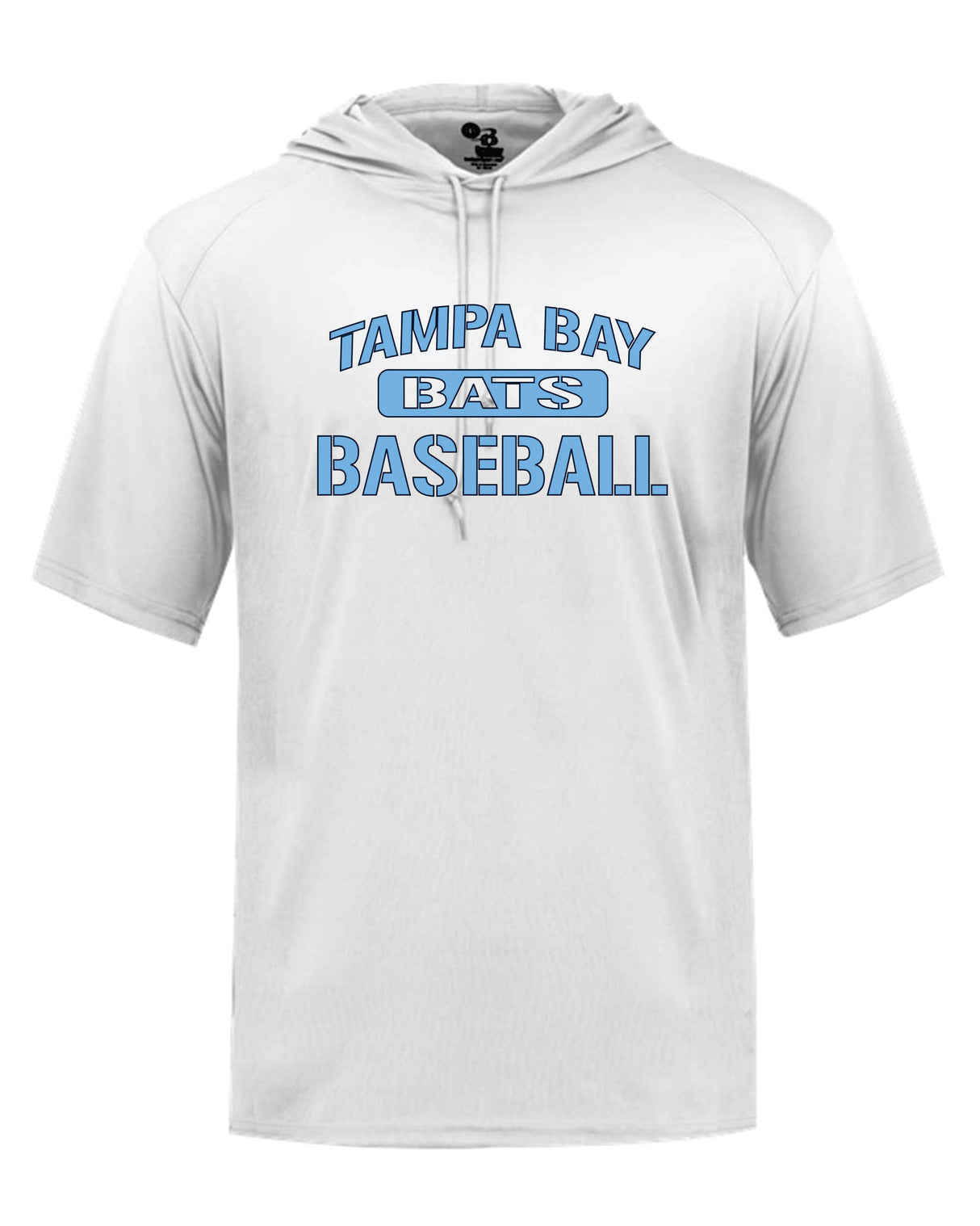 Tampa Bay Bats Braves Badger SS hooded shirt YOUTH