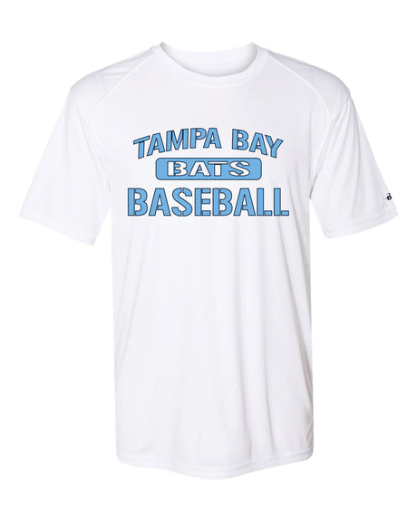 Tampa Bay Bats Short Sleeve Badger Dri Fit T shirt