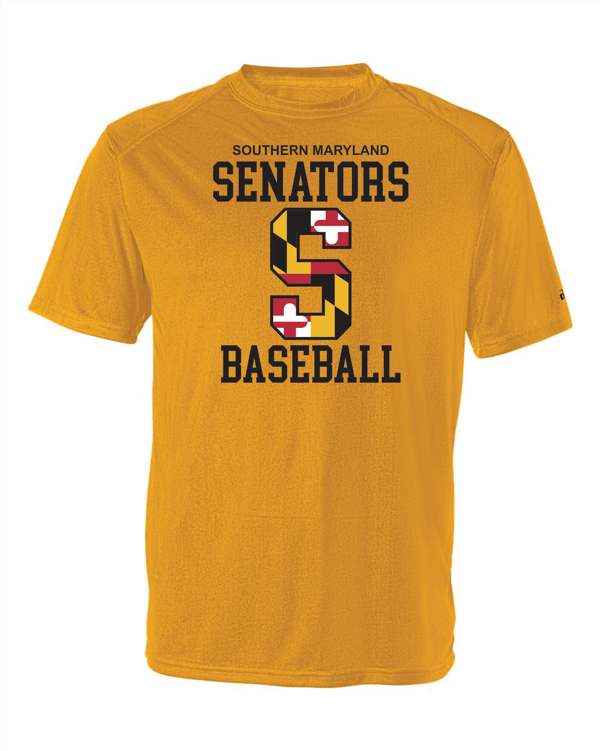 Senators Short Sleeve Dri-Fit Shirt Big S Design -Youth