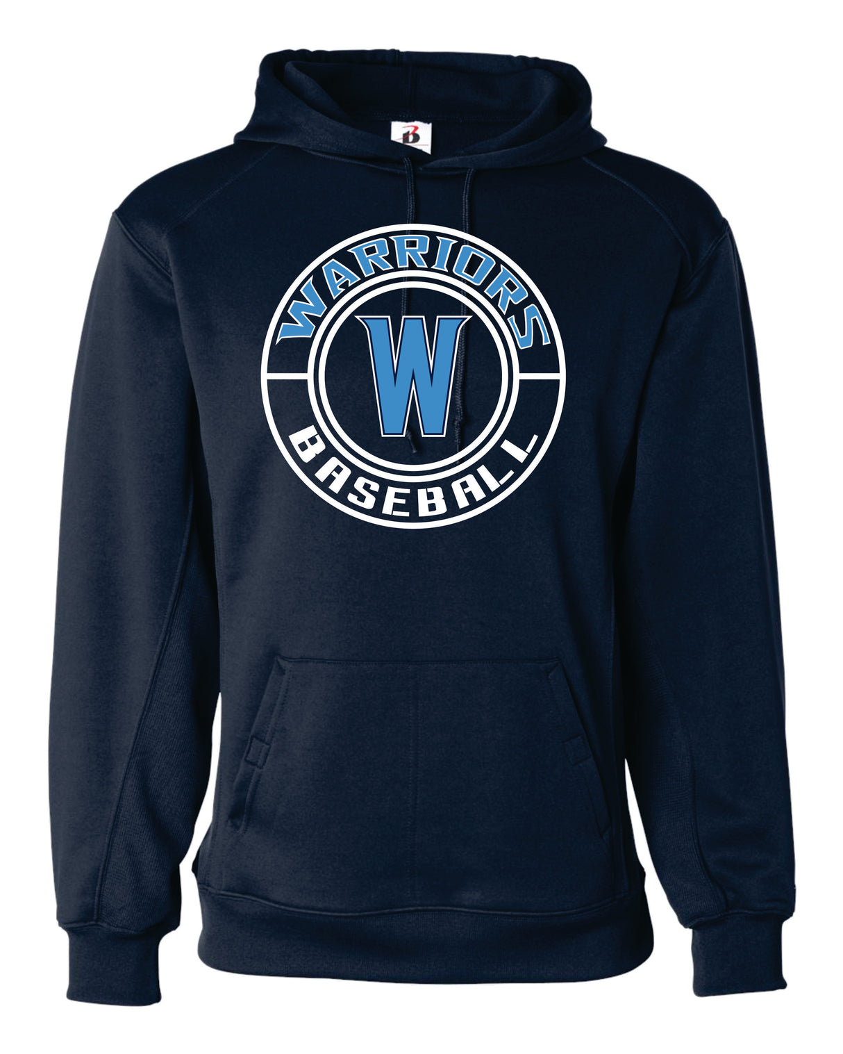 Warriors Badger Dri-fit Hoodie CIRCLE DESIGN