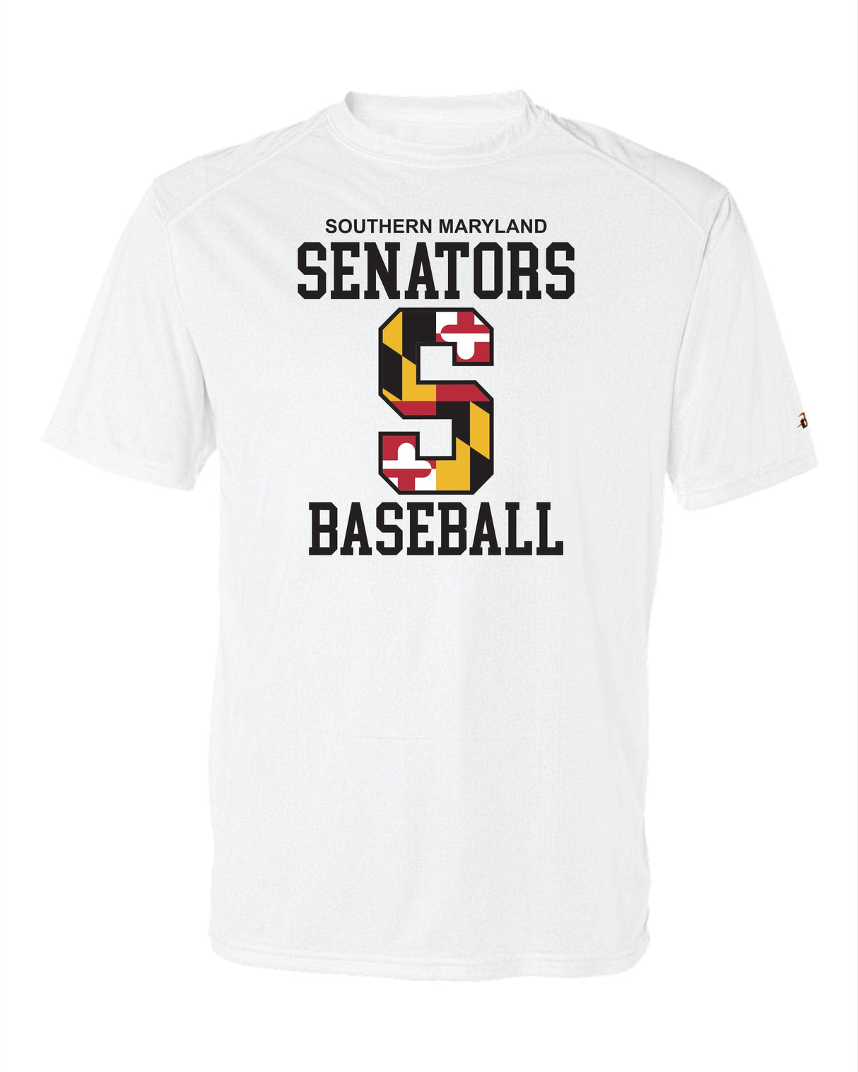 Senators Short Sleeve Dri-Fit Shirt Big S Design- Women