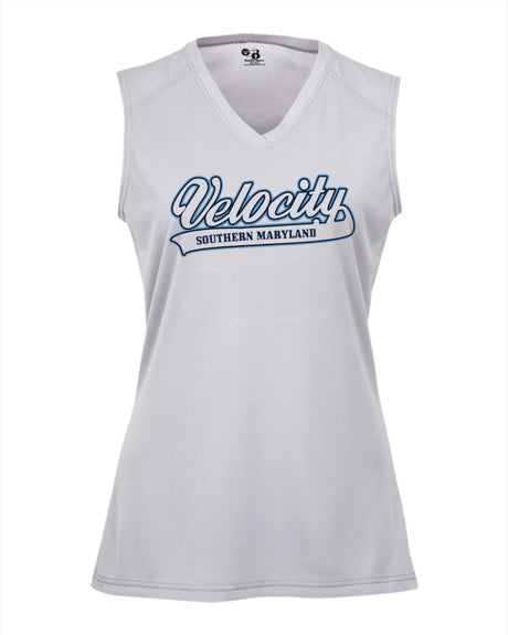 Velocity Dri Fit Sleeveless V Neck - WOMEN