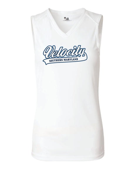 Velocity Dri Fit Sleeveless V Neck - WOMEN