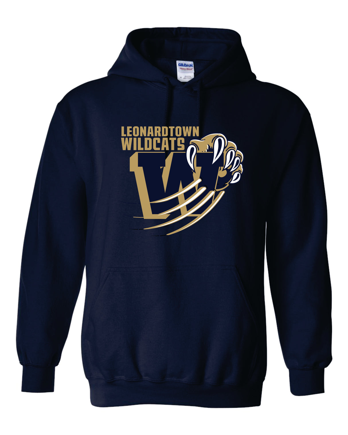 Leonardtown Wildcats 50/50 Hoodie Youth