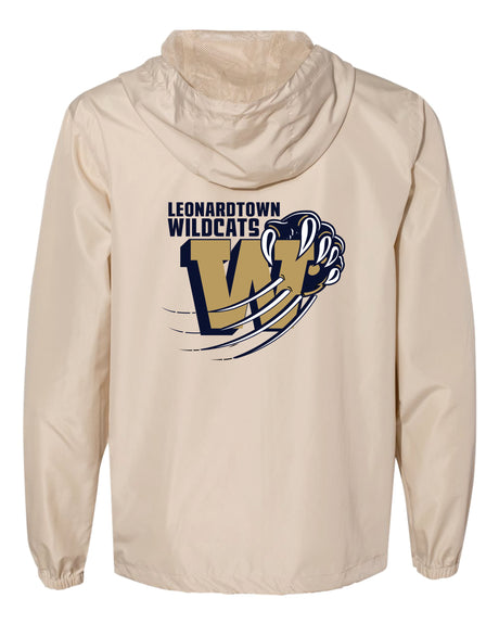 Leonardtown Wildcats Lightweight Rain Resistance Jacket