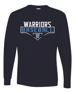 Warriors 50/50 Long Sleeve T-Shirts YOUTH