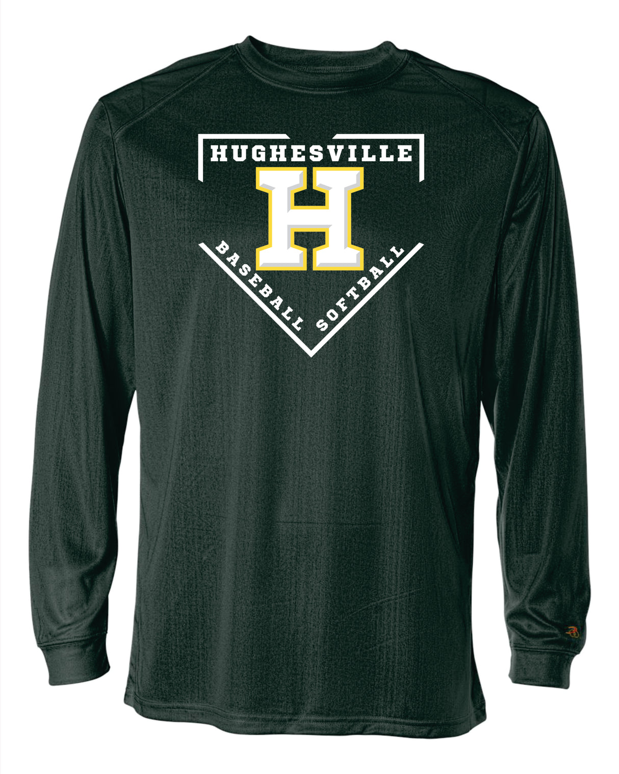 Hughesville LL Long Sleeve Badger Dri Fit Shirt Adult