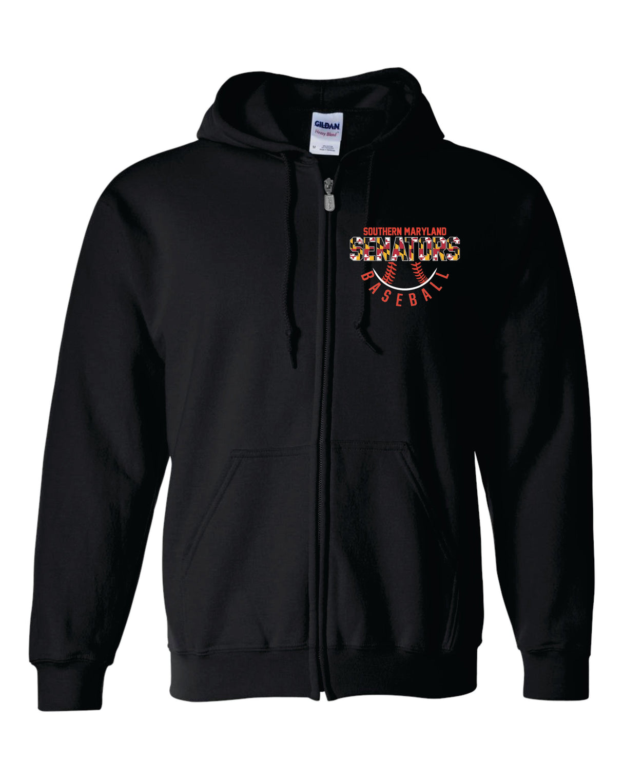 Senators Full Zip Hoodie - YOUTH