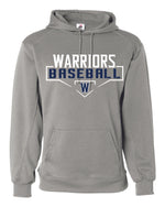 Load image into Gallery viewer, Warriors Badger Dri-fit Hoodie YOUTH
