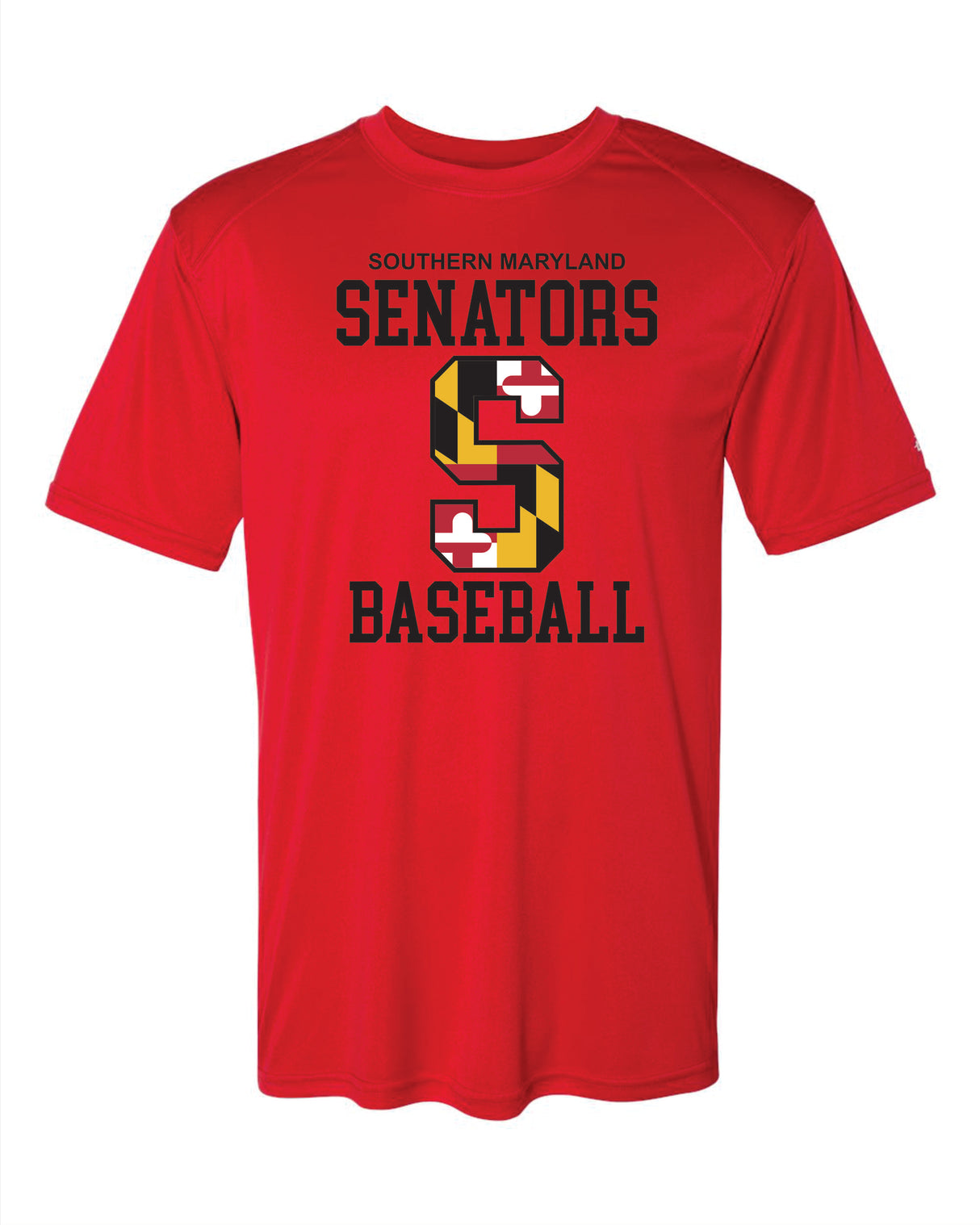 Senators Short Sleeve Dri-Fit Shirt Big S Design -Youth