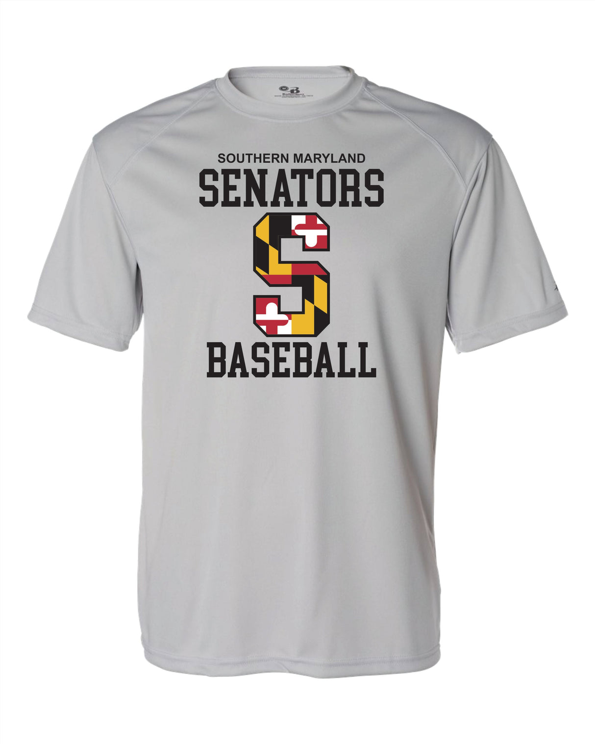 Senators Short Sleeve Dri-Fit Shirt Big S Design- Women