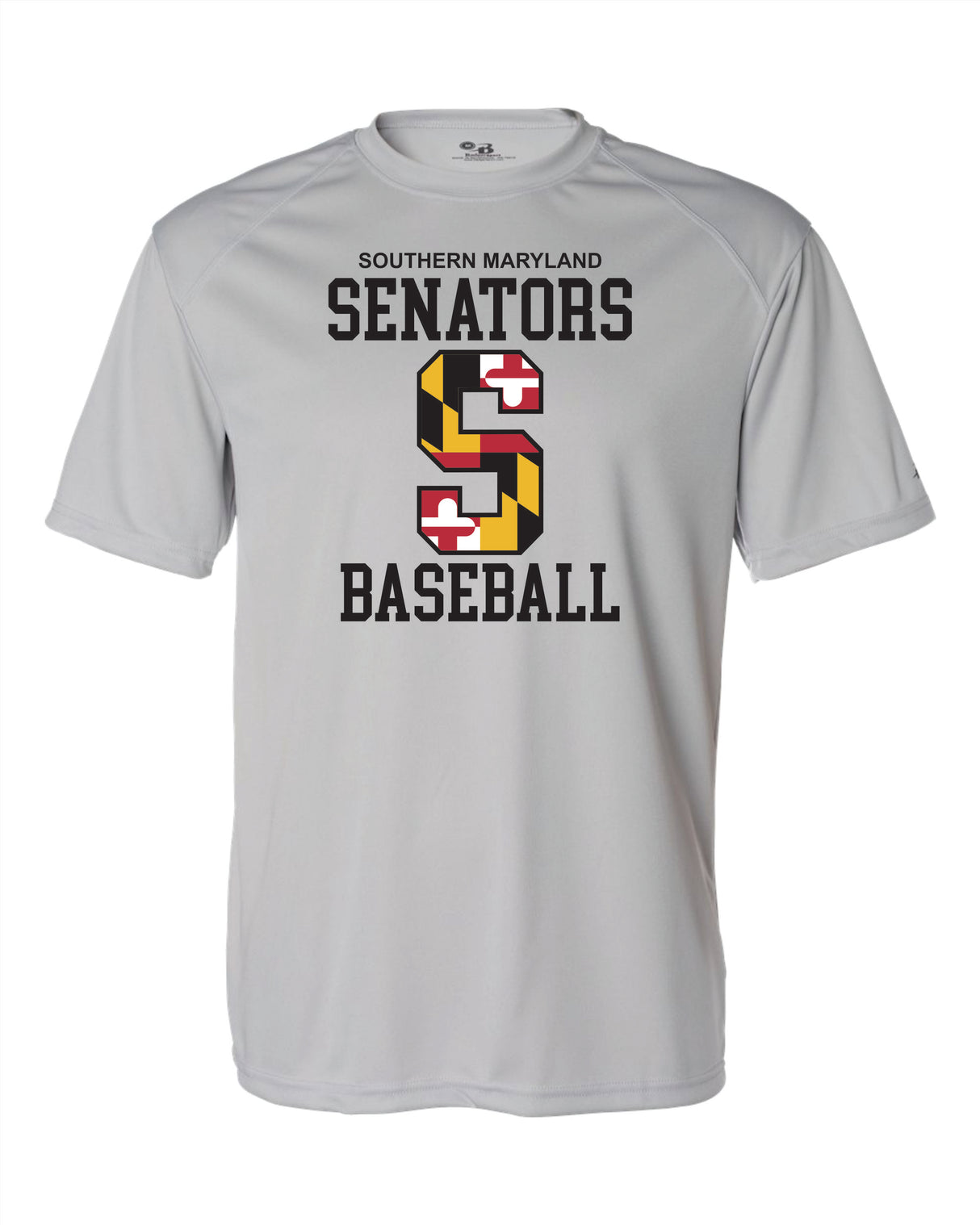 Senators Short Sleeve Dri-Fit Shirt Big S Design -Youth